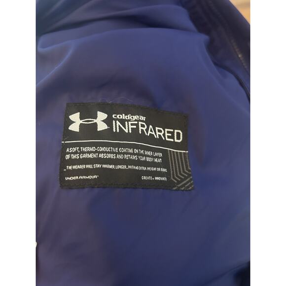 Under Armour youth xl/ladies M Cold Gear jacket. All weather full zip with hood - Picture 8 of 11